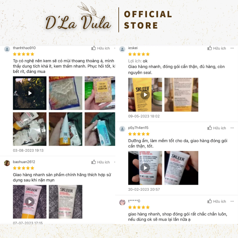 Gel dưỡng ẩm SKLEER Natural Skin Restoration