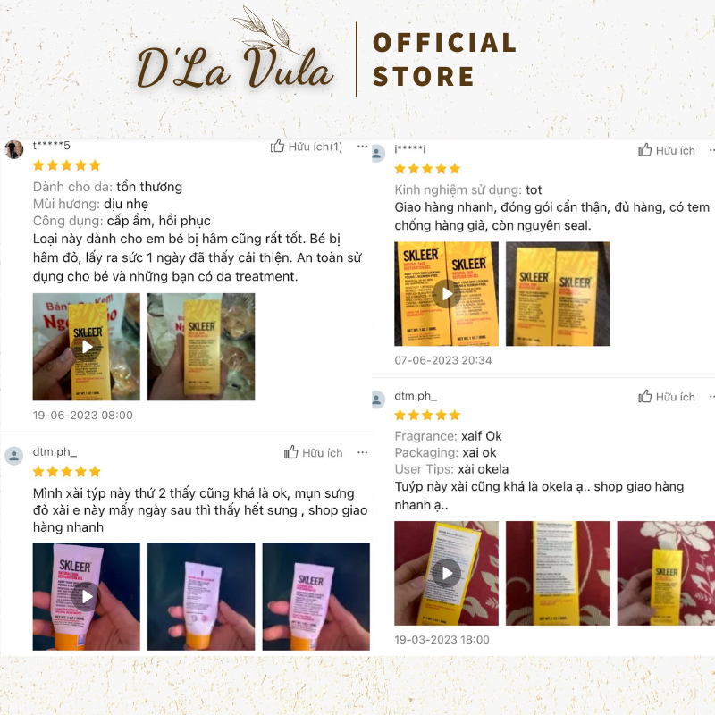 Gel dưỡng ẩm SKLEER Natural Skin Restoration