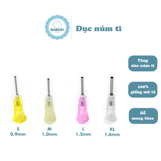 Dụng Cụ Dập Lỗ Núm Ti - Đục Lỗ Núm Ti Tăng Size Núm Bình Sữa Cho Bé