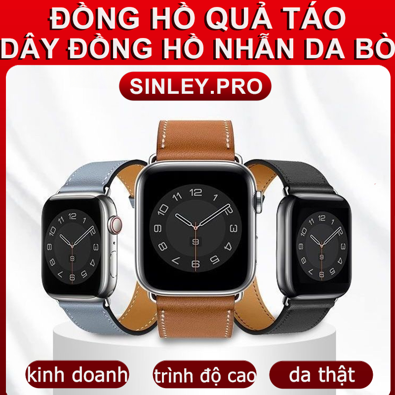 Dây da đồng hồ in hình thời trang cho iwatch1/2/3/4/5/6/7se 42mm 44mm 45mm 38mm 40mm 41mm Da nhân tạo chất lượng cao dễ