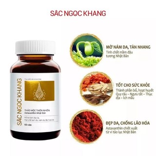 Combo 3 hộp viên uống sắc ngọc khang ( hộp 60v)
