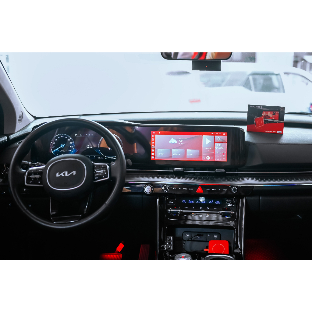 ANDROID BOX GOTECH GB6 LẮP XE KIA CARNIVAL 2022 - 2023