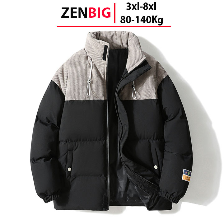 Áo khoác phao nam big size ZENBIG dành cho người mập đồ mùa đông size lớn từ 3xl -8xl
