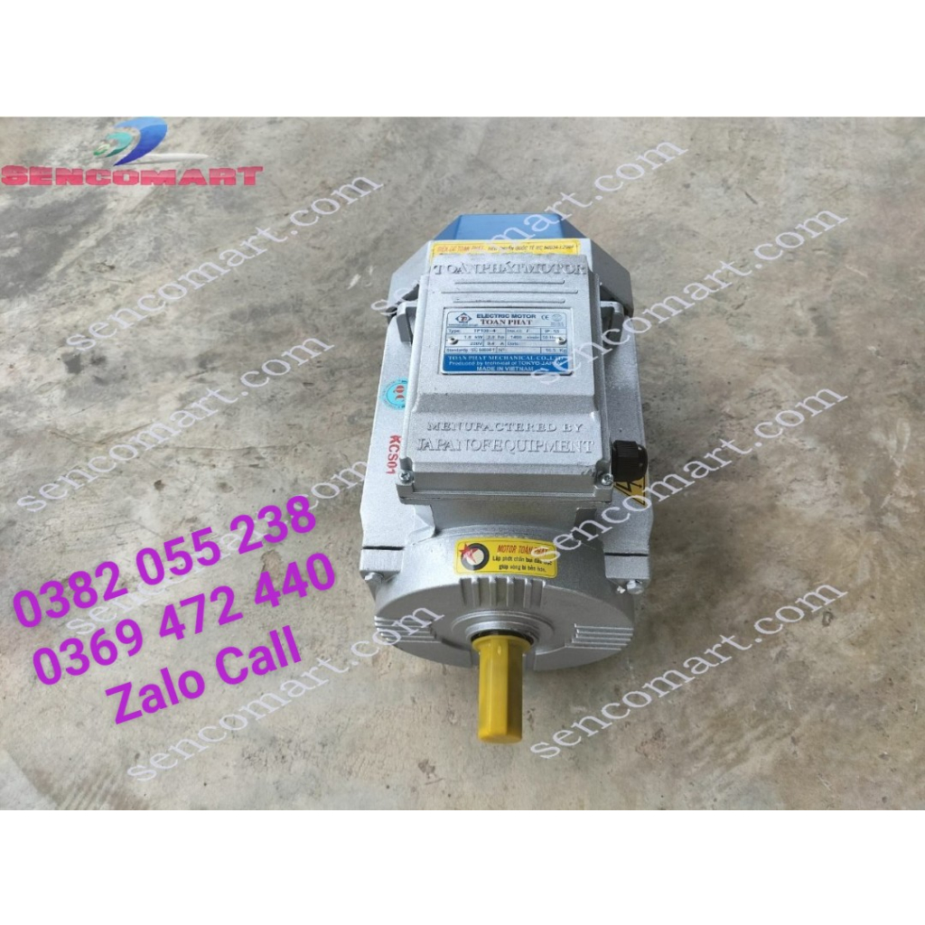 Mô tơ điện 220v 1,5kw 1400 vòng/phút