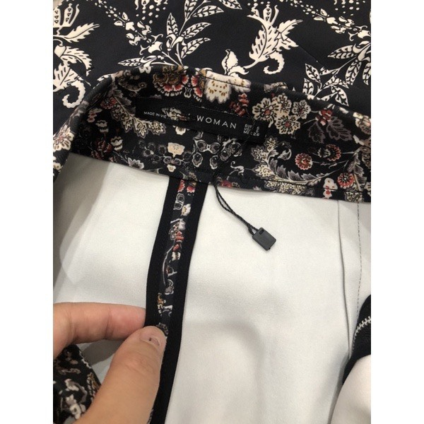 Chân váy zara bút chì dáng dài họa tiết sang trọng dư xịn