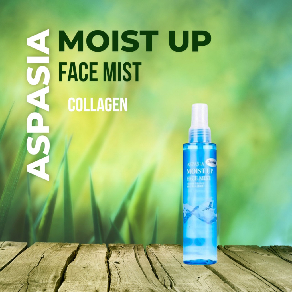 Xịt Khoáng Cấp ẩm Làm Dịu Làn Da Aspasia Moist Up Face Mist Collagen 150ml