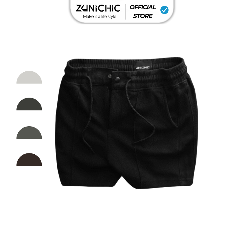 Quần Lửng Nam Màu Xám,Đen, Trắng, Đen, Xanh Đen Quần Short Nam Tập Gym, Chạy Bộ QDK230 zunichic