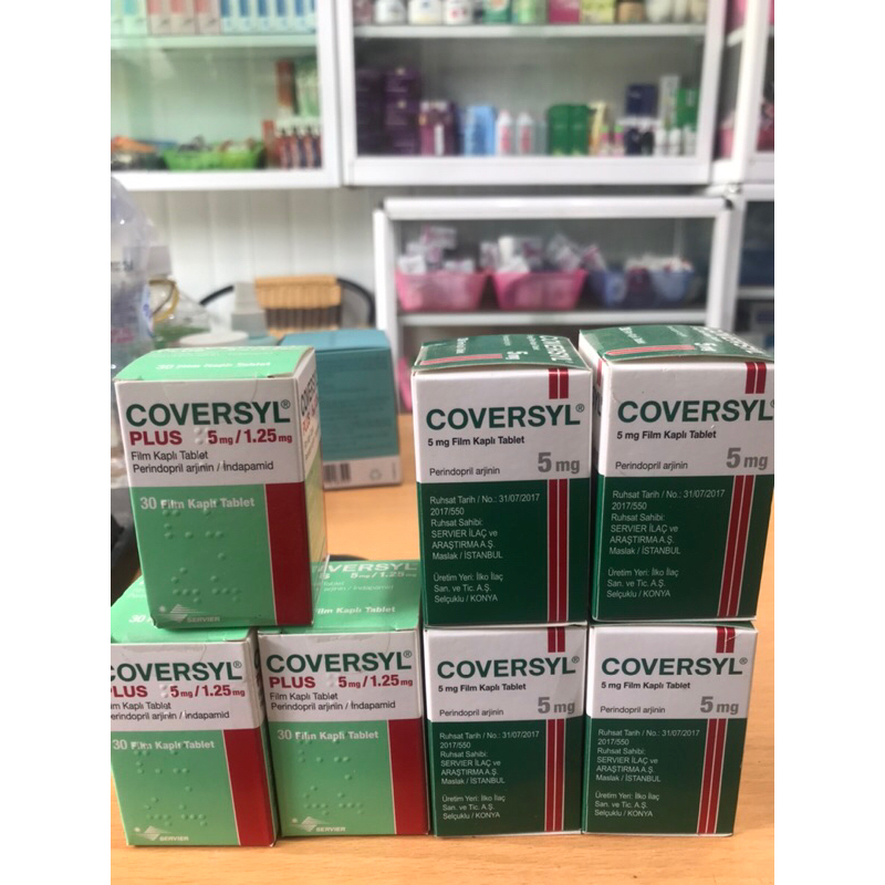 Coversyl 5mg và 5mg/1,25mg lọ 30 viên SS