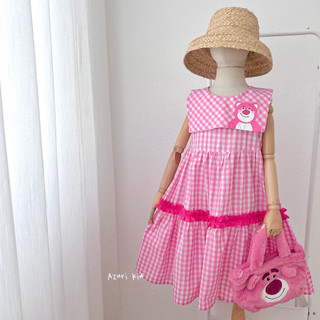 [NEW ARRIVAL] ĐẦM BÉ GÁI GẤU DÂU LOSTO + CỐ GÁI CỘT NƠ