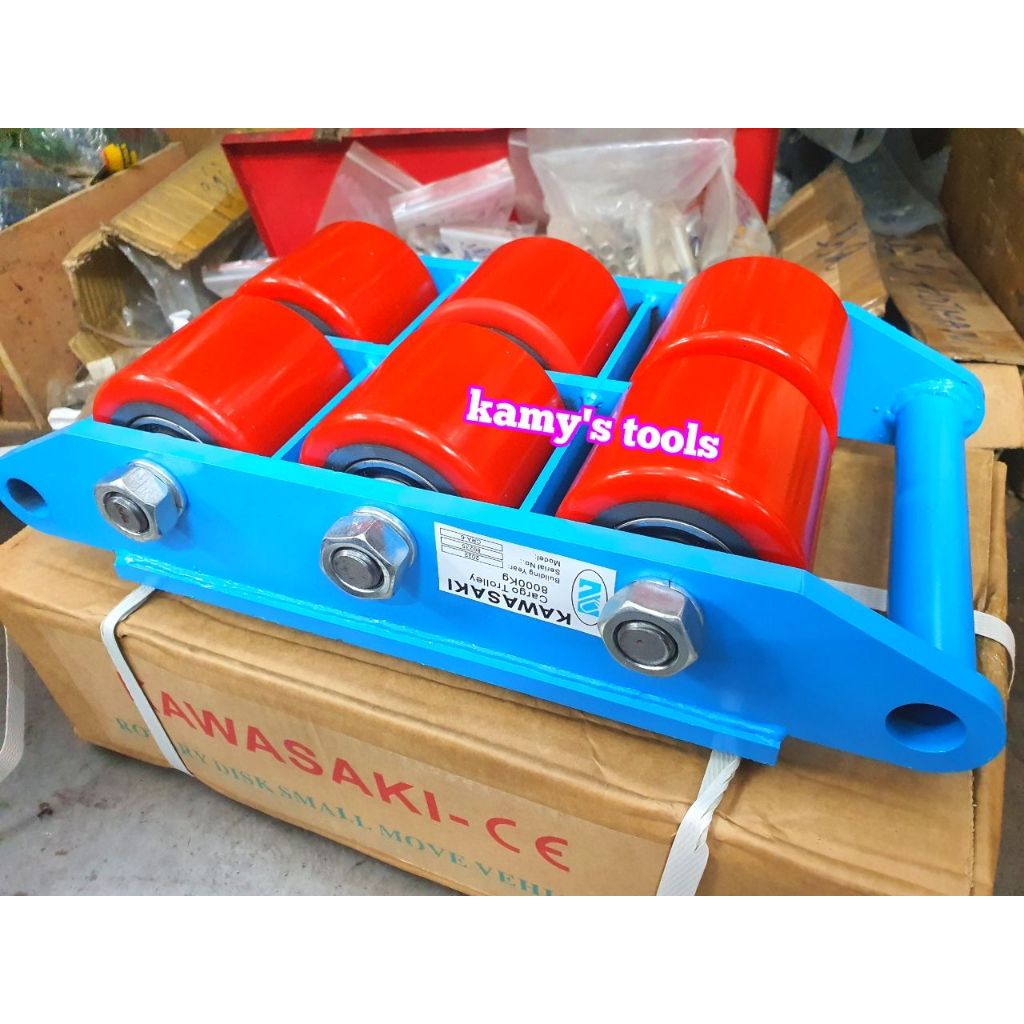 Con rùa đẩy hàng 8 tấn model CRA-6 6 bánh xe PU