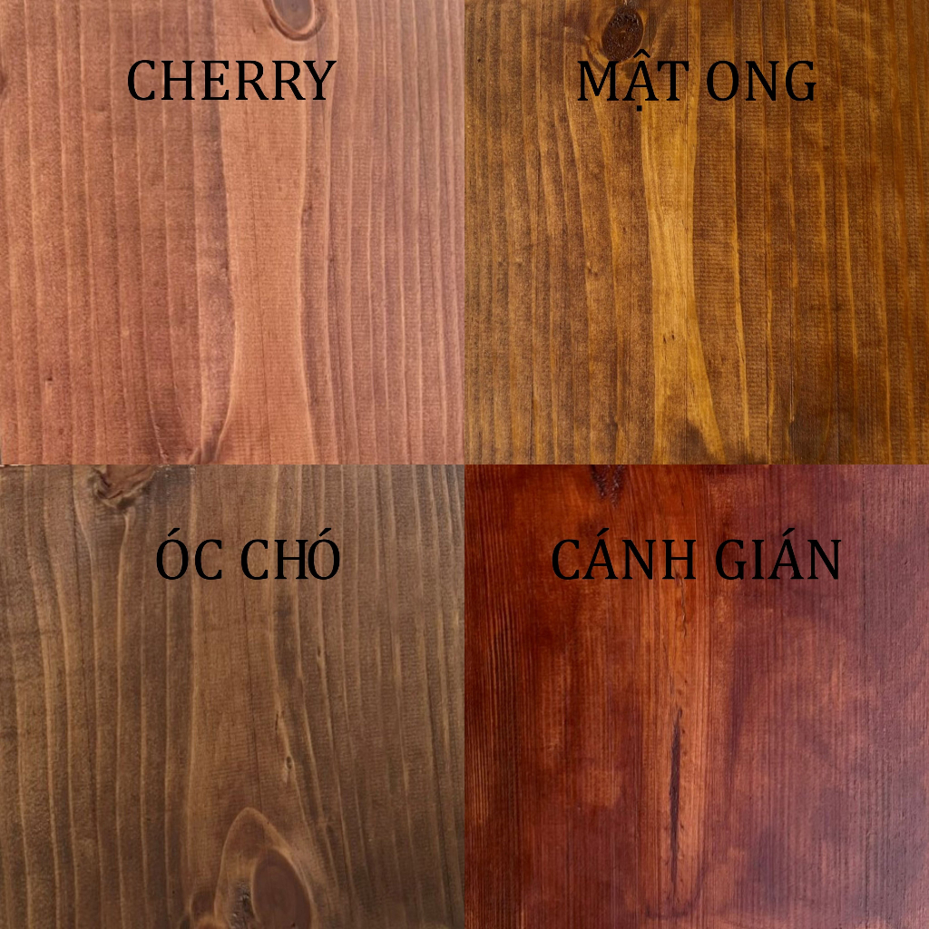 Sơn Màu Gỗ, Sơn Gỗ Gốc Nước 100g - Watix màu lau - Lên Vân Gỗ,Sơn Gỗ Màu Cánh Gián, Cherry, Honey, Óc Chó-An Toàn
