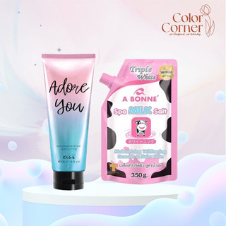 Combo Lotion Adore You Malissa Kiss (226g) và Muối Tắm Sữa Spa A Bonne' (350g)