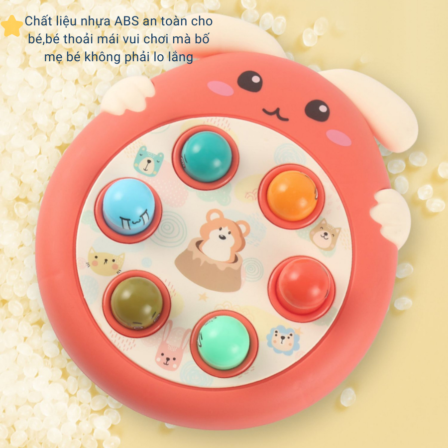 Đồ chơi cho bé đập chuột đáng yêu, Đồ chơi trẻ em an toàn