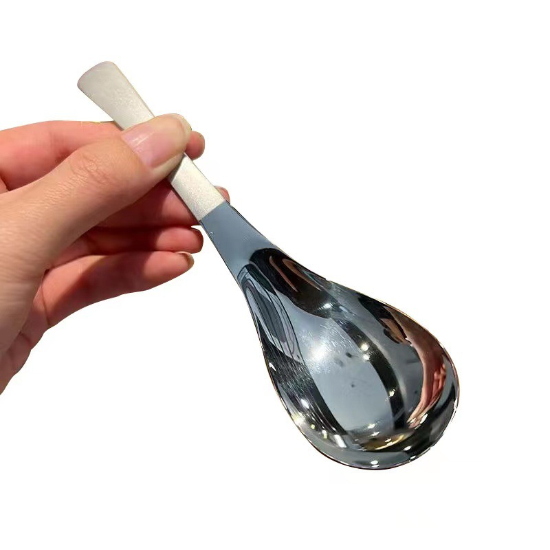 Thìa ngắn inox 304 mạ bạc chống gỉ sang trọng trong bàn ăn,bộ thìa ngắn bàn ăn