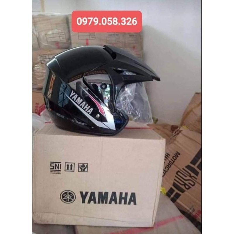 Nón Yamaha 3/4 hàng nhập khẩu theo xe Indonesia sản xuất. nón đẹp.
