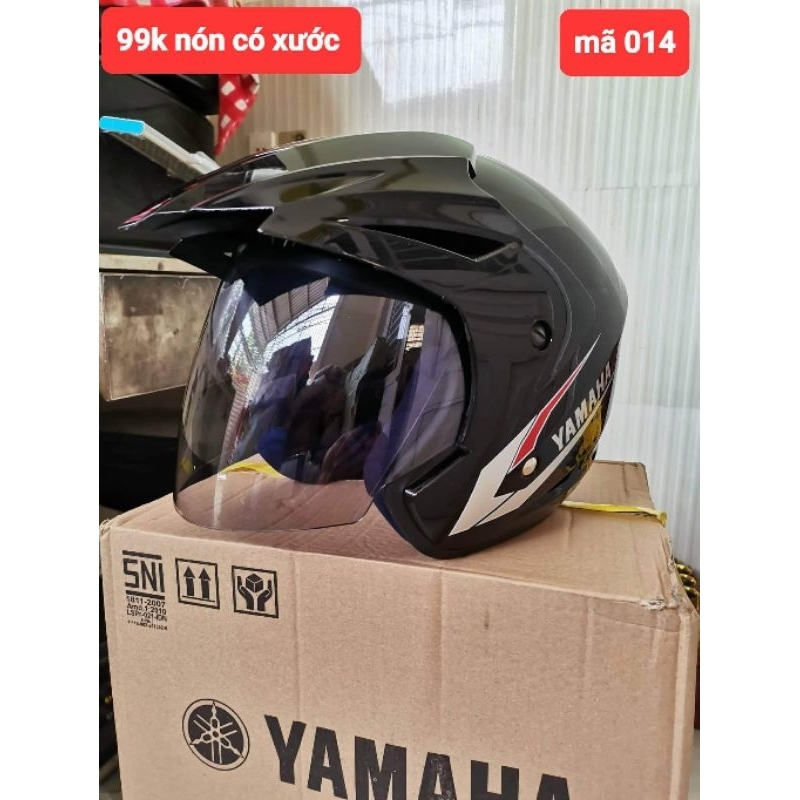 Nón Yamaha 3/4 hàng nhập khẩu theo xe Indonesia sản xuất. nón đẹp.