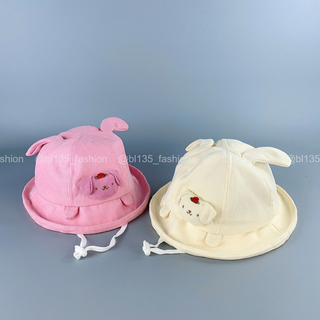 , mũ chống nắng cho bé trai/bé gái thoáng mát chất nhung - BL135