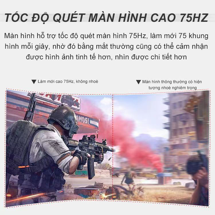 Màn hình 24 inch 75hz máy tính bàn chơi game màn hình sắc nét siêu mỏng màn hình IPS giám sát 1080P | BigBuy360 - bigbuy360.vn