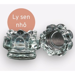 Hộp 12 Ly hoa sen nhỏ đổ nến bơ cúng Phật