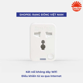 Ổ cắm thông minh rạng đông, wifi điều khiển qua internet, model: oc.01.wf 16a