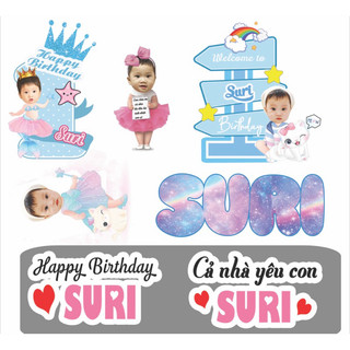 Chibi Để Bàn Sinh Nhật Cho Bé
