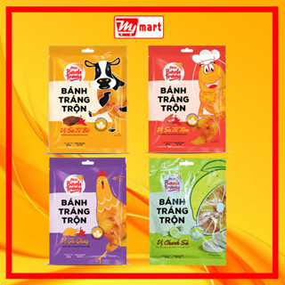  Bánh tráng trộn ăn liền đủ vị sa tế tôm sa tế bò gà cay chanh sả đồ ăn vặt Mymart 