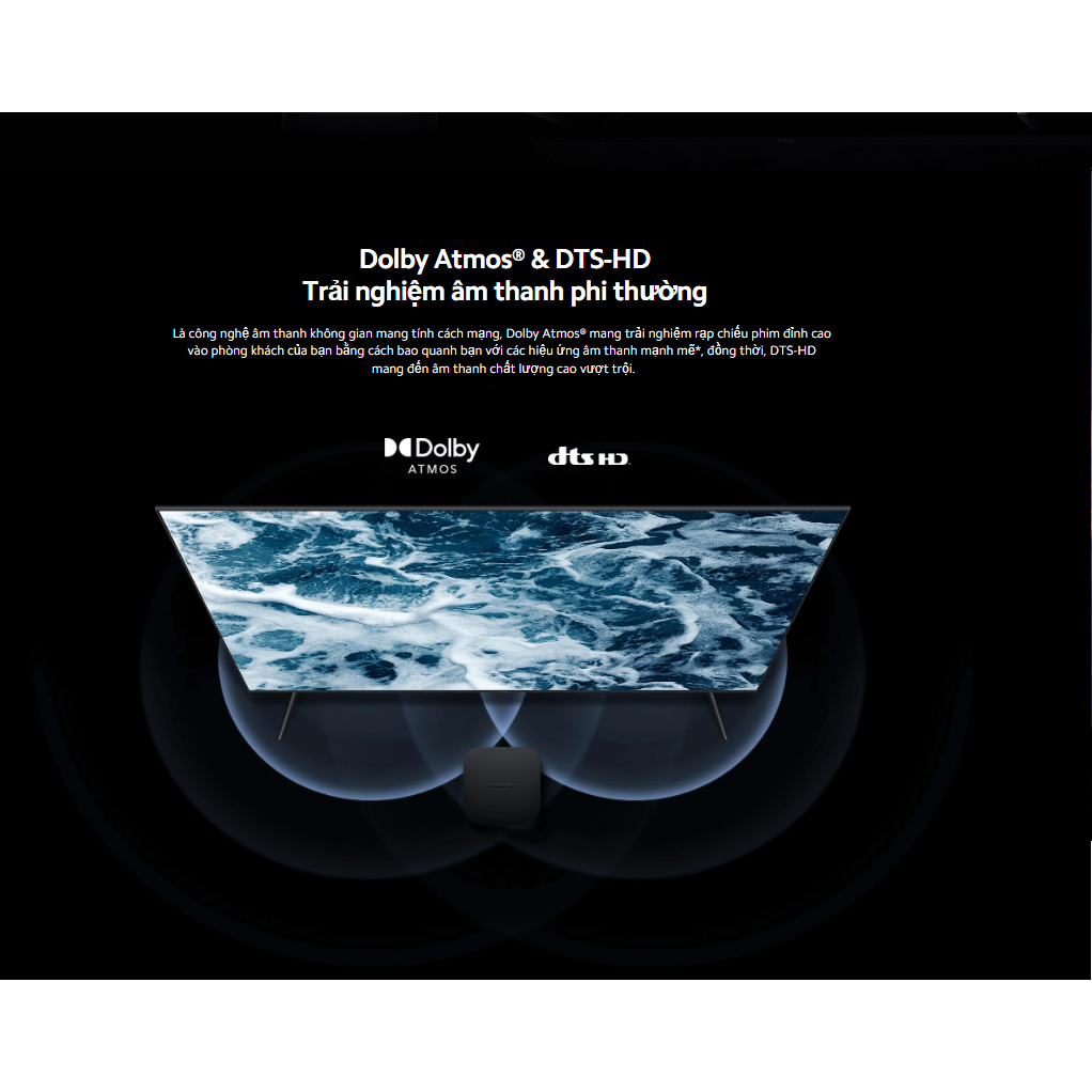 Tivi box Xiaomi Mibox S Gen 2 - Google TV- UHD 4K 60fps, Bluetooth 5.2, HDR - Chính hãng Digiworld