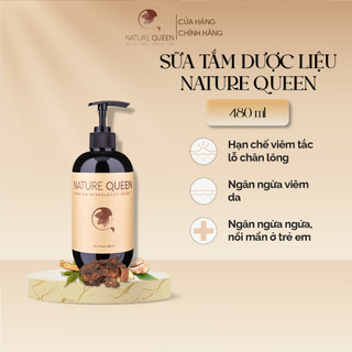 Sữa tắm thảo dược cao cấp Nature Queen Sao Thái Dương 100ml và 480ml
