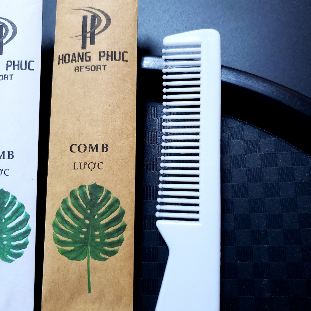 Miễn phí in logo - 100 Lược ngắn túi giấy dành cho nhà nghỉ, khách sạn