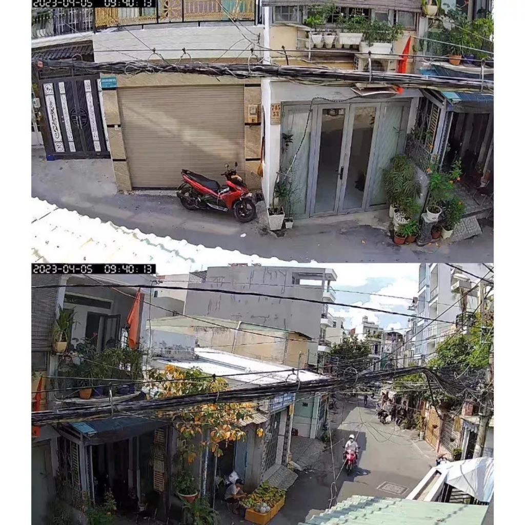 Camera Yoosee 2 MẮT ngoài trời XEM 2 MÀN HÌNH cùng lúc 5.0MPX xoay 360 độ,xem đêm có màu, hỗ trợ đàm thoại 2 chiều