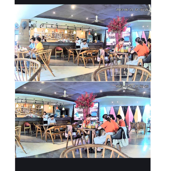 Camera Yoosee 2 MẮT ngoài trời XEM 2 MÀN HÌNH cùng lúc 5.0MPX xoay 360 độ,xem đêm có màu, hỗ trợ đàm thoại 2 chiều