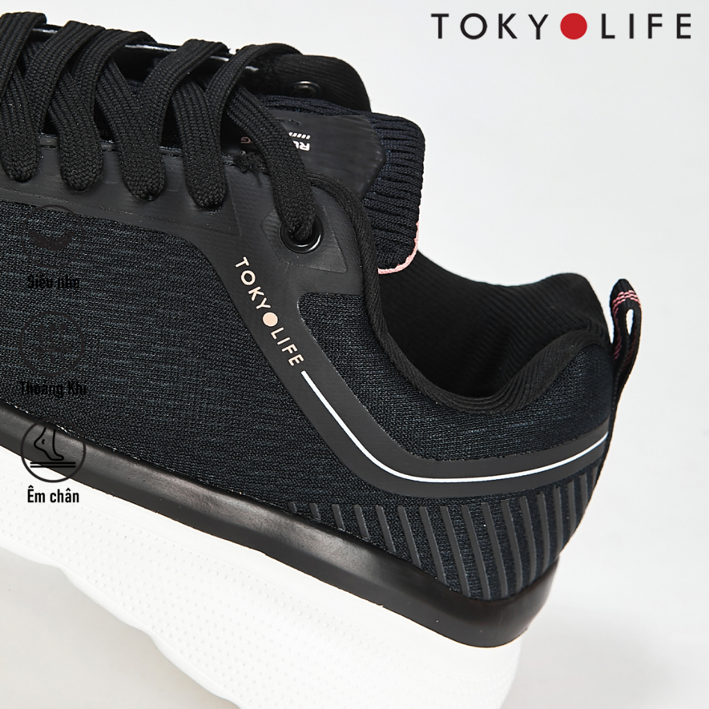 Giày thể thao nữ TOKYOLIFE siêu nhẹ êm chân năng động chất liệu vải dệt cao cấp thoáng khí C9SHO351M
