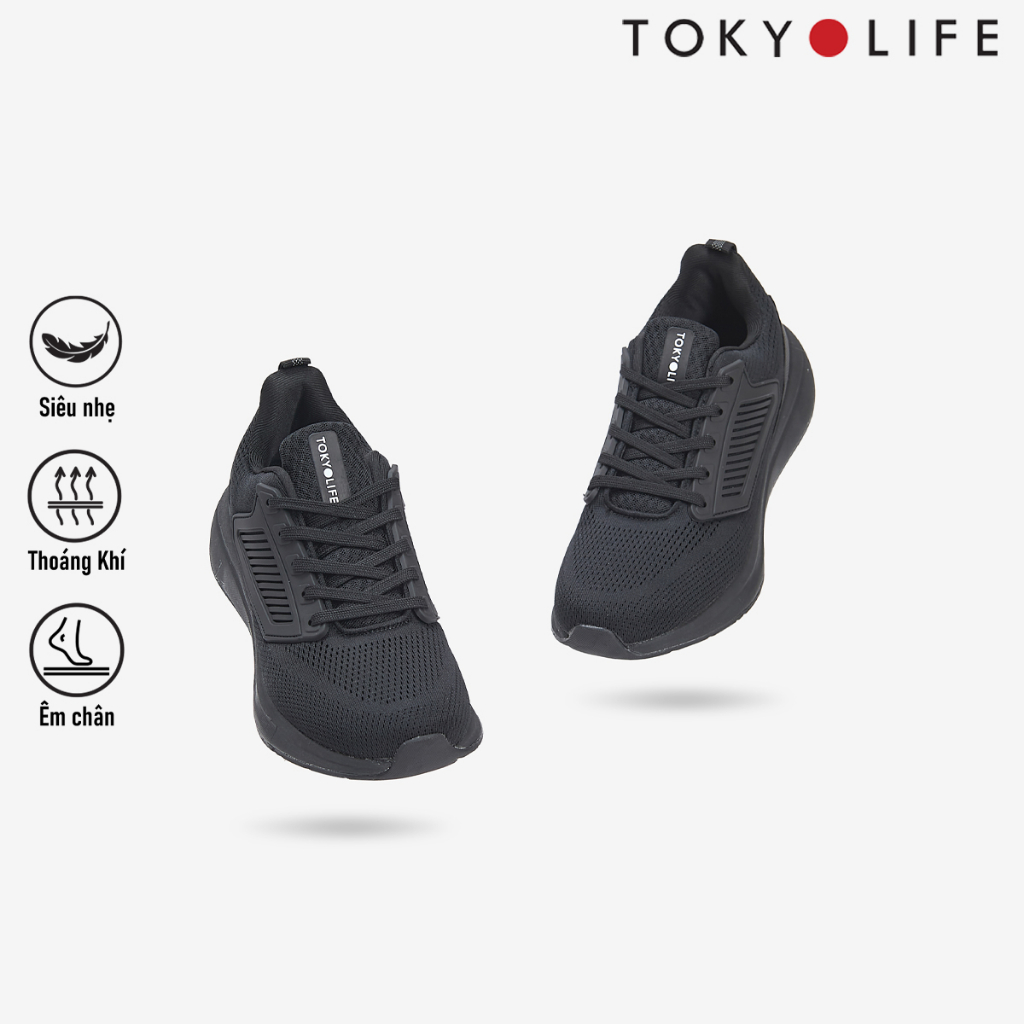 Giày thể thao nam TOKYOLIFE siêu nhẹ êm chân năng động chống trượt phù hợp chạy bộ, tập gym C7SHO352M