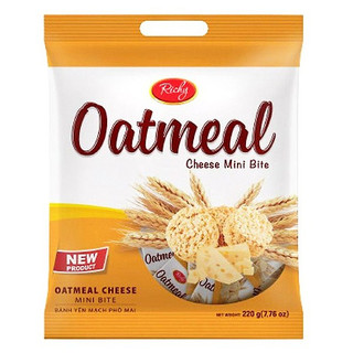 Bánh Yến Mạch Richy Oatmeal Phô Mai 220G