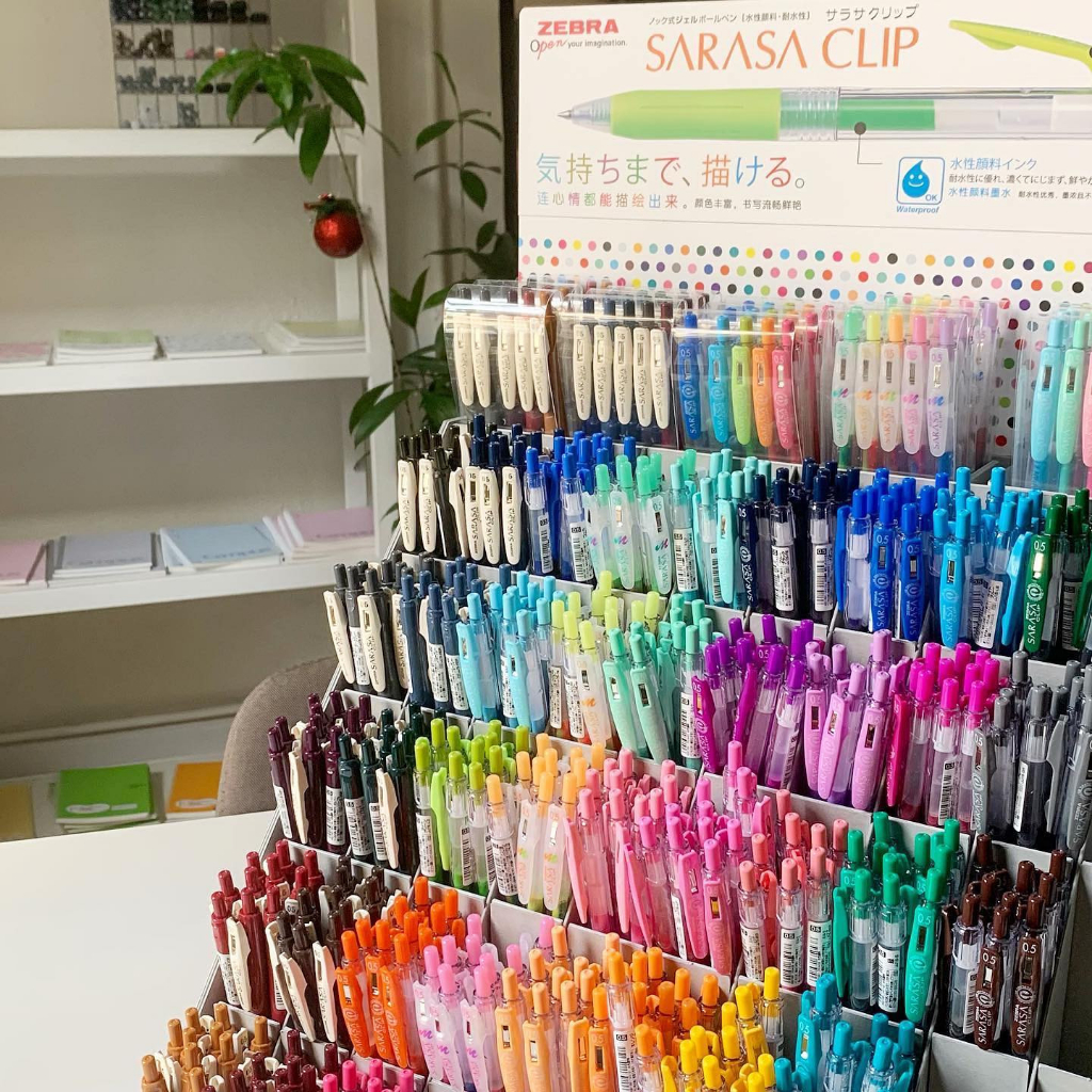 Bút bi gel Nhật Bản Sarasa Clip ngòi 0.5; 0,4