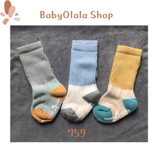 Set 3 Đôi Tất Len Mềm Cổ Cao Thời Trang Cho Bé