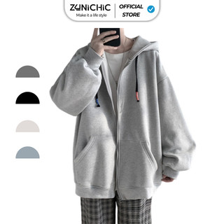 Áo Hoodie Form Rộng, Áo Khoác Nỉ Form Rộng Nữ Màu Đen Basis Boutique HDKK950 Zunichic