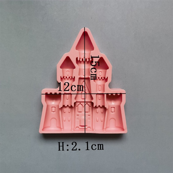 SP070894 Khuôn F lâu đài NHỰA DẺO mỏng 12cm*15cm*2.1cm (chiếc)