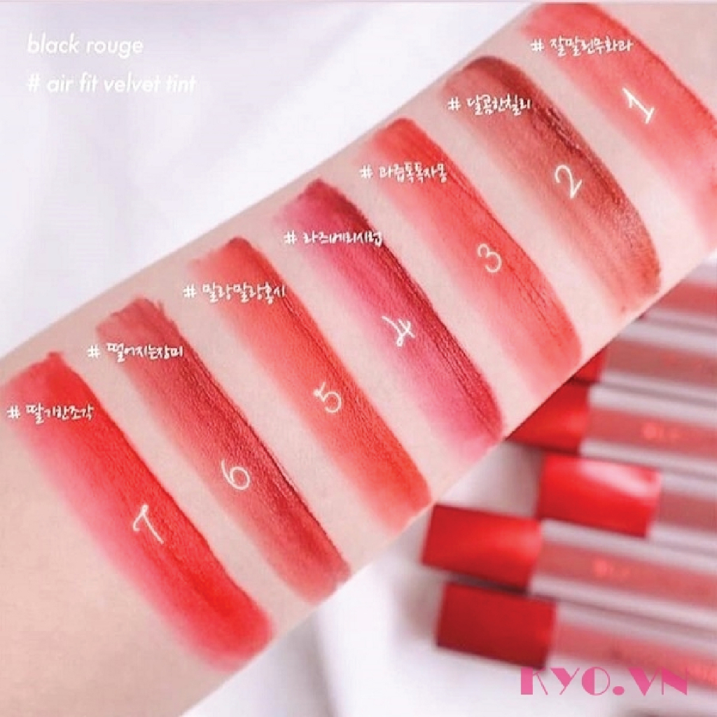 Son Black Rouge A01 - son màu đỏ tươi