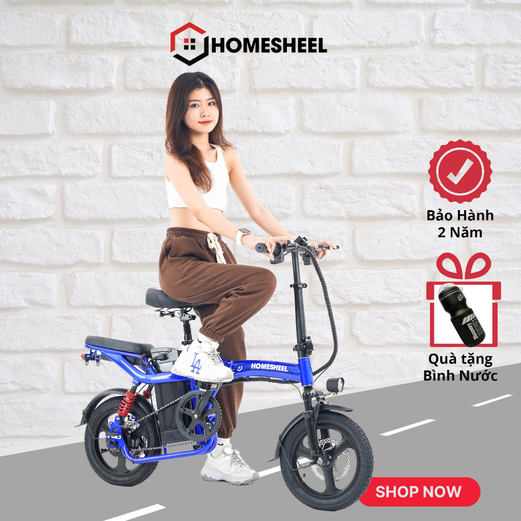 Xe đạp điện gấp gọn Homesheel T5s Plus _ Chính hãng_Bảo hành 2 năm