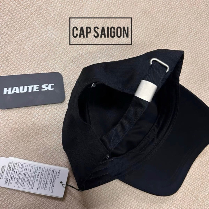 Nón lưỡi trai kaki CAPSAIGON thêu C.K phong cách mới 2023 cho nam nữ