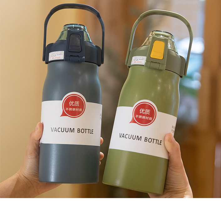 Bình Giữ Nhiệt Có Vòi Mút 1000-1500ml Ống hút bằng thép không gỉ 316 Giữ ấm trong 12 giờ giữ lạnh trong 20h | BigBuy360 - bigbuy360.vn