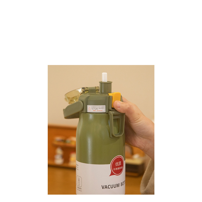 Bình Giữ Nhiệt Có Vòi Mút 1000-1500ml Ống hút bằng thép không gỉ 316 Giữ ấm trong 12 giờ giữ lạnh trong 20h