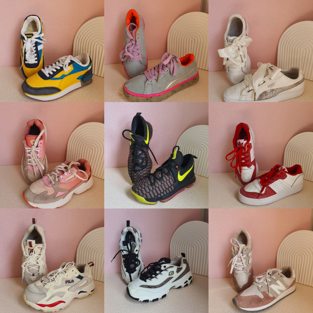 Giày thể thao nữ giày sneaker secondhand chính hãng si hiệu