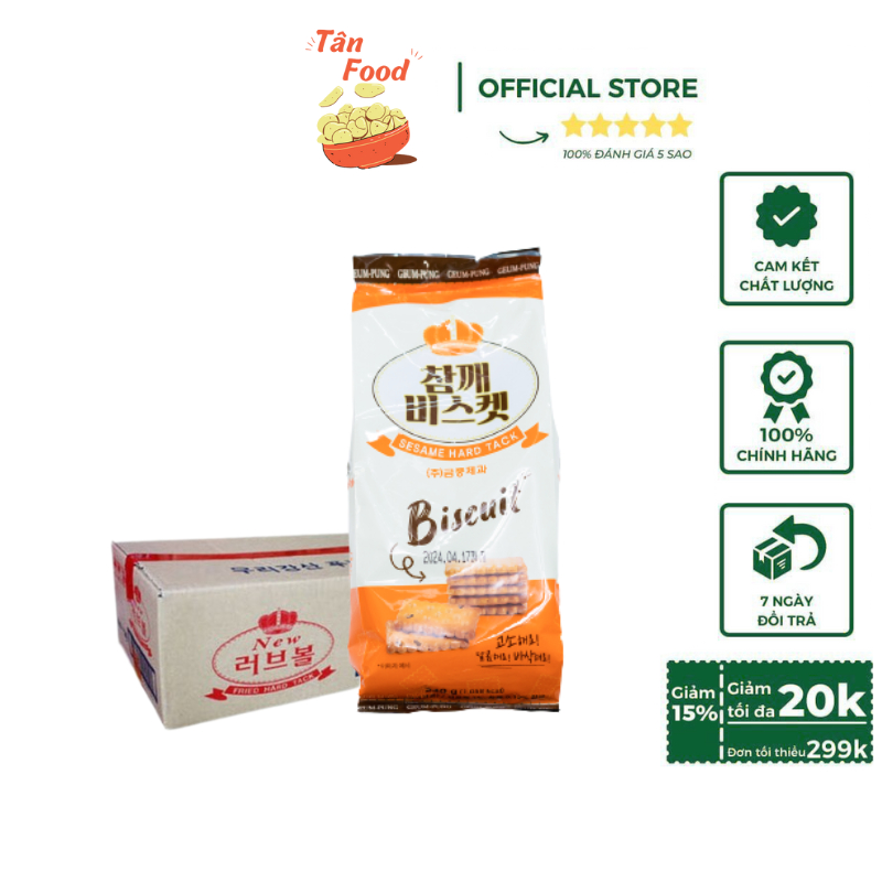 Bánh quy vị vừng Gumpung Hàn Quốc 240G
