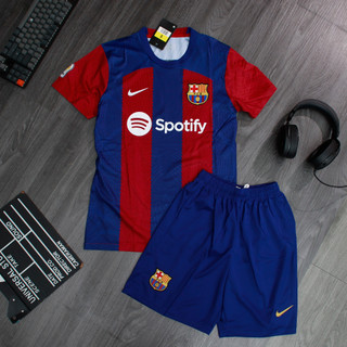 [SIÊU PHẨM]_Bộ Quần Áo Đá Banh Cao Cấp/ Freeship/ Bộ Quần Áo Đá Bóng CLB Barcelona/Barca sân nhà mùa 2021