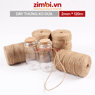 Dây thừng đay trang trí Handmade - Dây đay gai - Dây sợi sơ dừa DIY trang trí thủ công