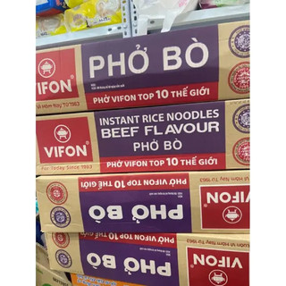 Thùng 30g phở bò/phở gà Vifon 65g