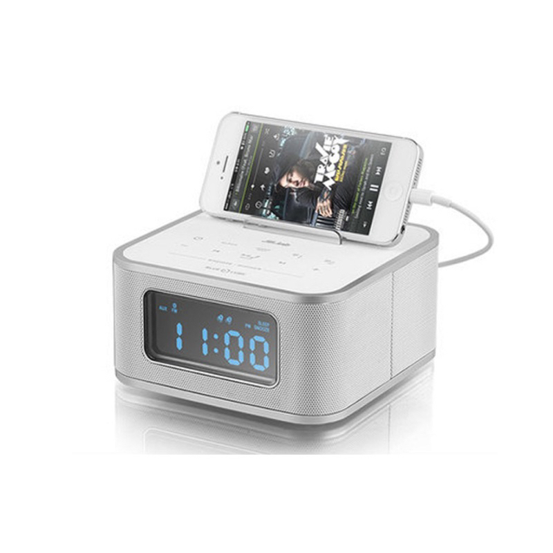 Loa Blue Cube BC100 bluetooth/ Đồng hồ báo thức/ sạc điện thoại/ cổng AUX / cổng USB chính hãng