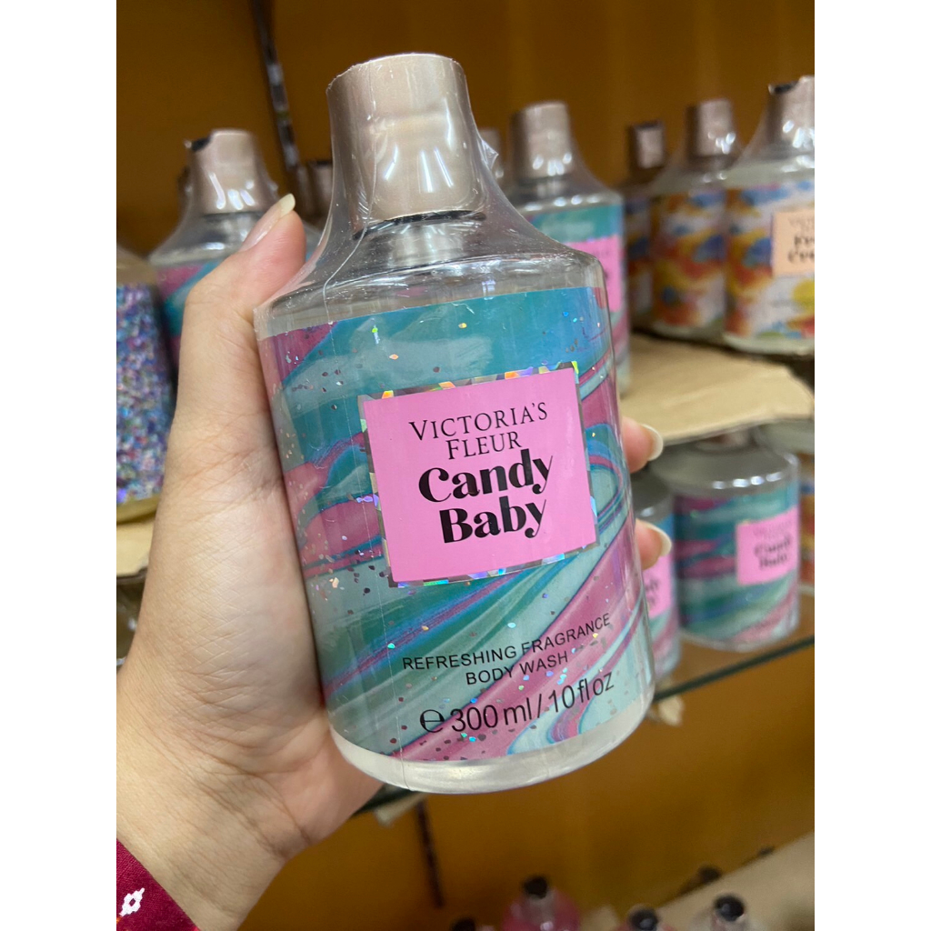 Sữa Tắm Hương Nước Hoa Victoria's Secret 💖Freeship💖 Sữa Tắm BODY MIST CANDY BABY 300ML - VICTORIA SECRET SHOWEL GEL BODY